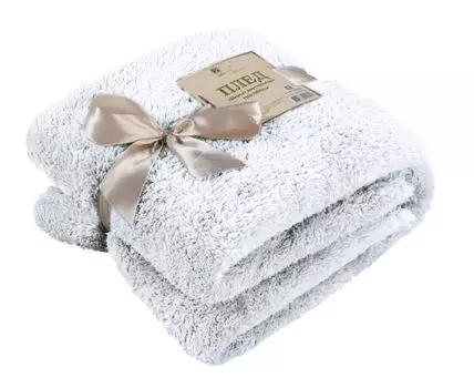 Плед Шерпа (Белый)