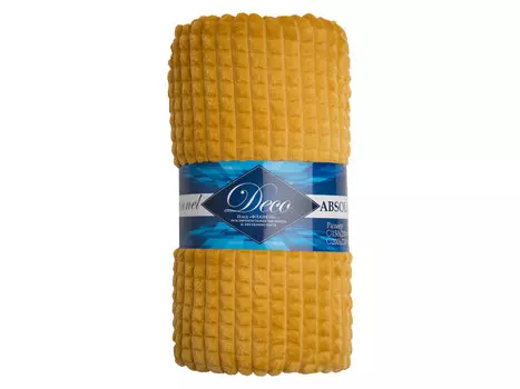 Плед Желтые кубики