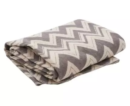 Плед Зиг-заг (Бежевый)