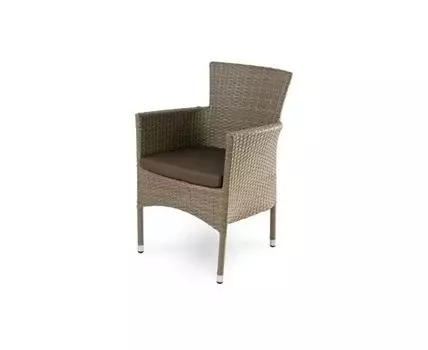 Плетеное кресло AROMA (светло-коричневый, 58)