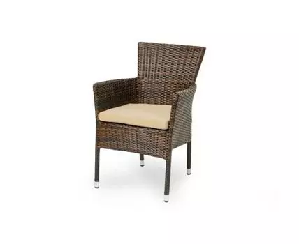 Плетеное кресло AROMA (светло-коричневый, 58)