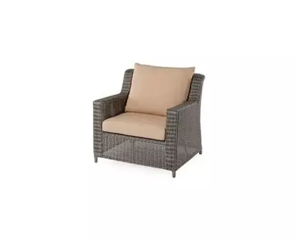 Плетеное кресло SUNSTONE (серо-коричневый, 84)