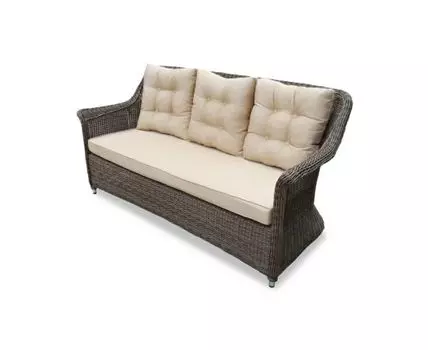 Плетеный диван OPAL 3-х местный (Бежевый, 183)