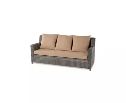 Плетеный диван SUNSTONE 3-х местный (серо-коричневый, 187)