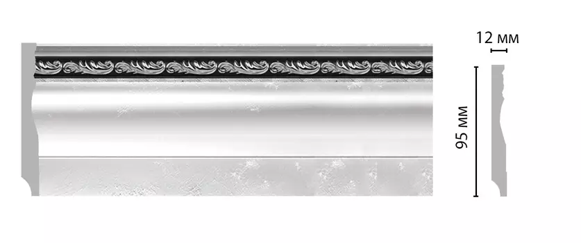 Плинтус напольный DECOMASTER 153-63 ДМ (95*12*2400 мм)