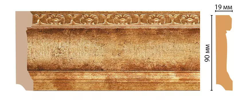 Плинтус напольный DECOMASTER 166-126 (90*19*2400мм)