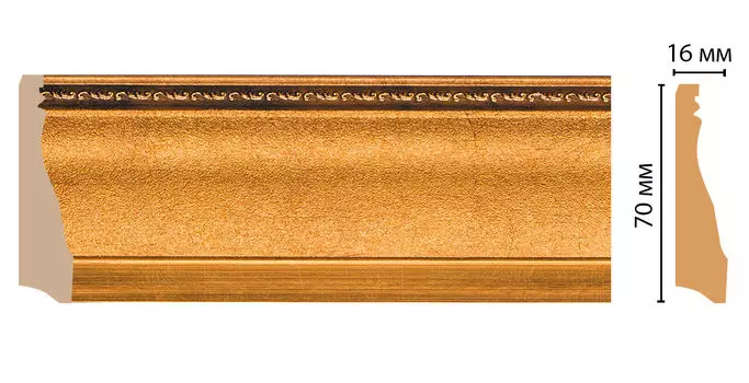 Плинтус напольный DECOMASTER 193-1223 (70*16*2400мм)