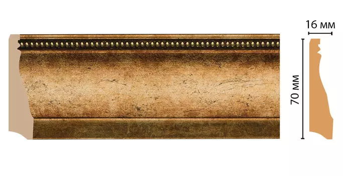 Плинтус напольный DECOMASTER 193-57 (70*16*2400мм)