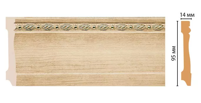 Плинтус напольный DECOMASTER 195-11 (95*14*2400мм)