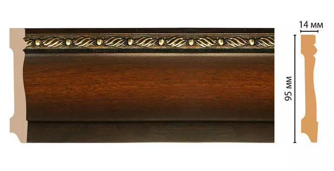 Плинтус напольный DECOMASTER 195-51 (95*14*2400мм)