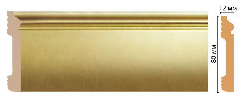 Плинтус напольный DECOMASTER D005-374ДМ (79*13*2400мм)