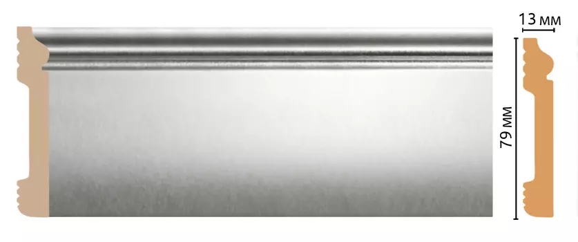 Плинтус напольный DECOMASTER D005-375ДМ (79*13*2400мм)