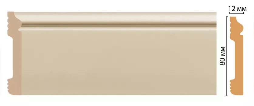 Плинтус напольный DECOMASTER D005-61ДМ (79*13*2400мм)