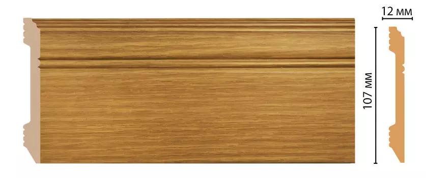 Плинтус напольный DECOMASTER D105-73ДМ (107*12*2400мм)