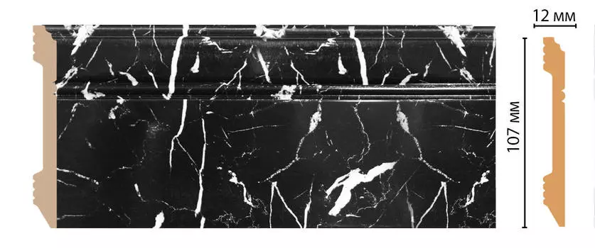 Плинтус напольный DECOMASTER D105-78ДМ (107*12*2400мм)