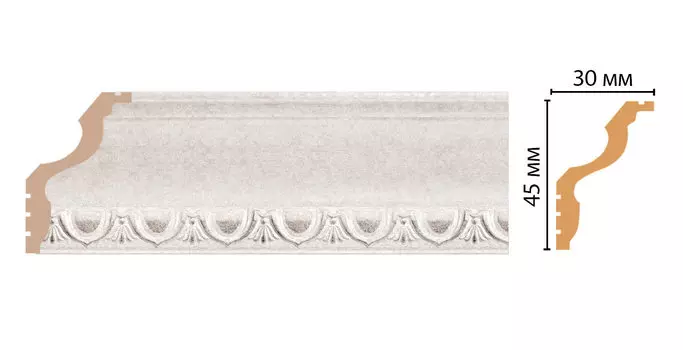 Плинтус потолочный DECOMASTER 148D-19D (45*30*2400мм)