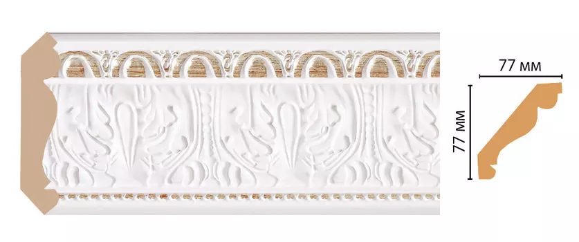 Плинтус потолочный DECOMASTER 154-115 (77*772400мм)
