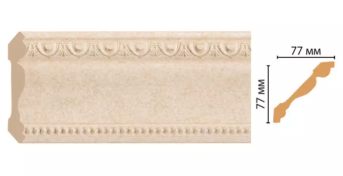 Плинтус потолочный DECOMASTER 154-18D ДМ (77*77*2400 мм)