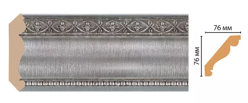 Плинтус потолочный DECOMASTER 154-55 (77*77*2400мм)