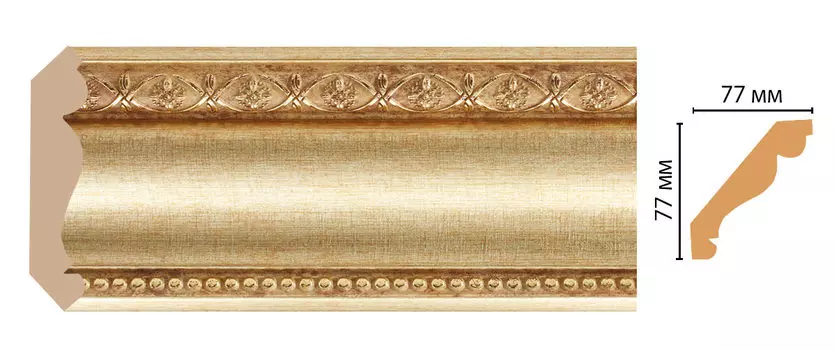 Плинтус потолочный DECOMASTER 154-933 ДМ (77*77*2400 мм)