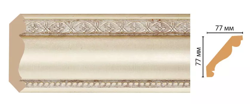 Плинтус потолочный DECOMASTER 154-937 ДМ (77*77*2400 мм)