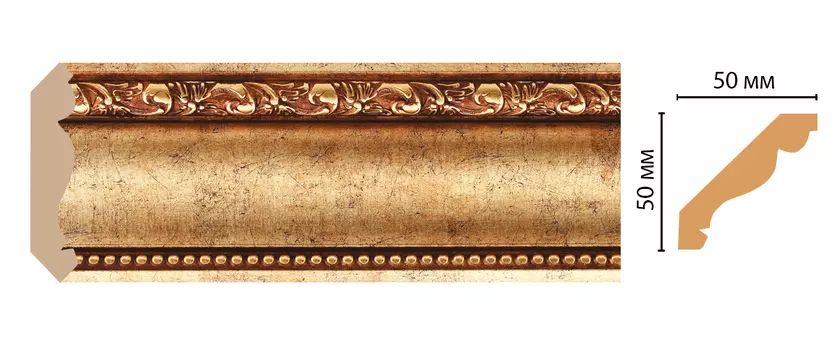 Плинтус потолочный DECOMASTER 155-552 ДМ (50*50*2400 мм)