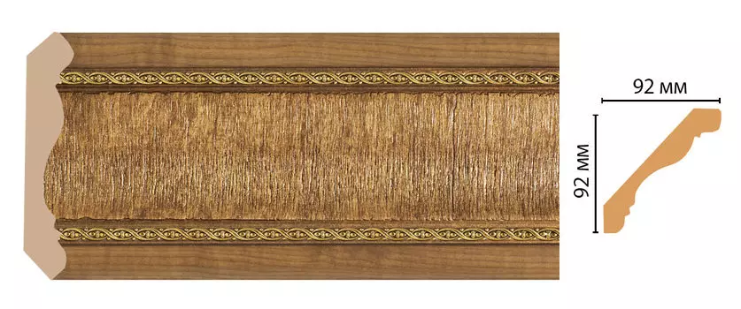 Плинтус потолочный DECOMASTER 171-4 (92*92*2400мм)