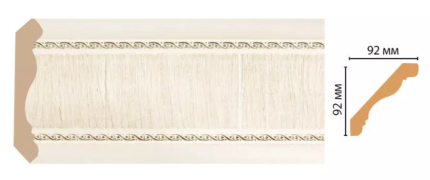 Плинтус потолочный DECOMASTER 171-6 (92*92*2400мм)