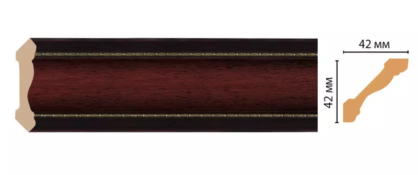 Плинтус потолочный DECOMASTER 180-52 (42*42*2400мм)