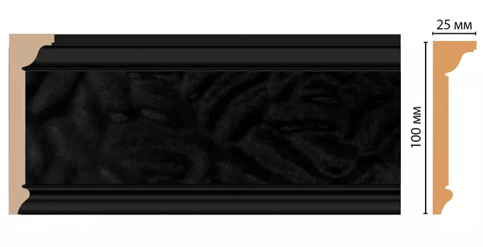 Плинтус потолочный DECOMASTER D215-195 (100*25*2400мм)