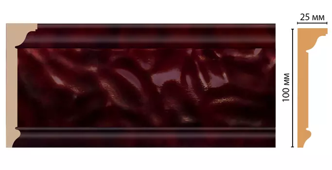 Плинтус потолочный DECOMASTER D215-62 (100*25*2400мм)