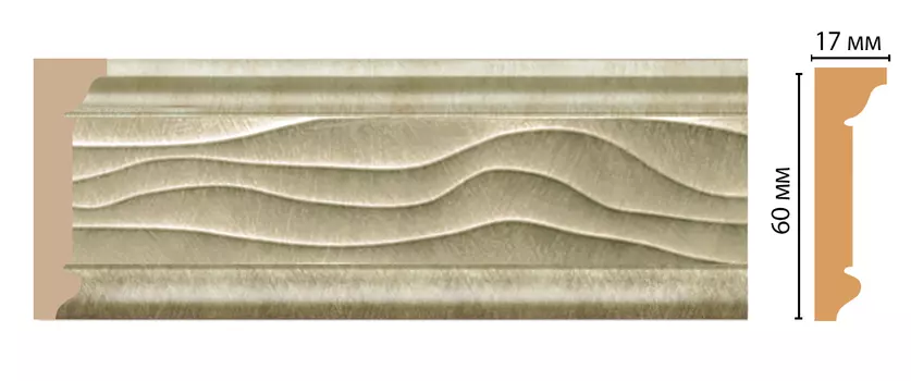 Плинтус потолочный DECOMASTER D219-373 (60*17*2400мм)