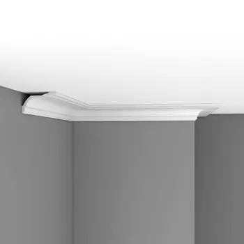 Плинтус потолочный гладкий DECOMASTER 96220 (70*118*2400мм)