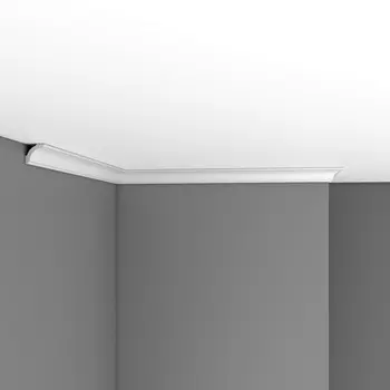 Плинтус потолочный гладкий DECOMASTER 96251 (25*25*2400мм)