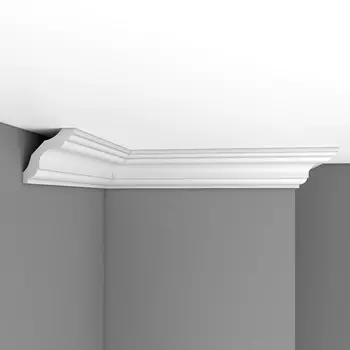 Плинтус потолочный гладкий DECOMASTER 96259 (75*75*2400мм)