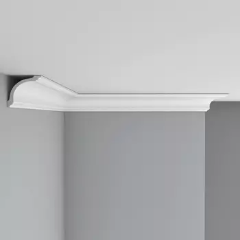 Плинтус потолочный гладкий DECOMASTER 96260 (70х75х2400мм)