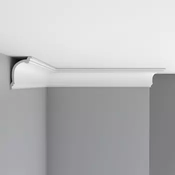 Плинтус потолочный гладкий DECOMASTER 96263 (105х70х2400мм)