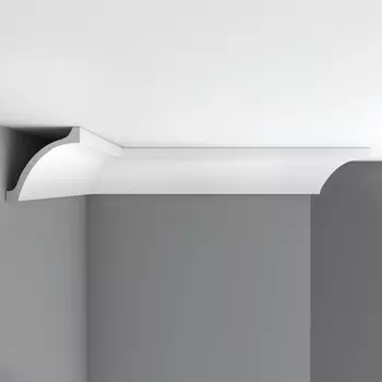 Плинтус потолочный гладкий DECOMASTER 96265 (115х115х2400мм)