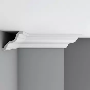 Плинтус потолочный гладкий DECOMASTER 96269 (145х154х2400мм)