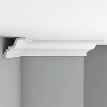 Плинтус потолочный гладкий DECOMASTER 96271 (135х142х2400мм)