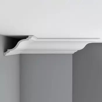 Плинтус потолочный гладкий DECOMASTER 96272 (200х135х2400мм)