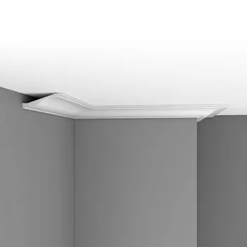 Плинтус потолочный гладкий DECOMASTER 96331 (50*135*2400мм)