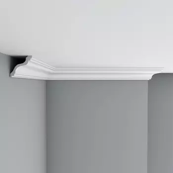 Плинтус потолочный гладкий DECOMASTER 96514 (70х70х2400мм)