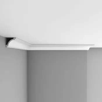 Плинтус потолочный гладкий DECOMASTER 96516 (55х55х2400мм)