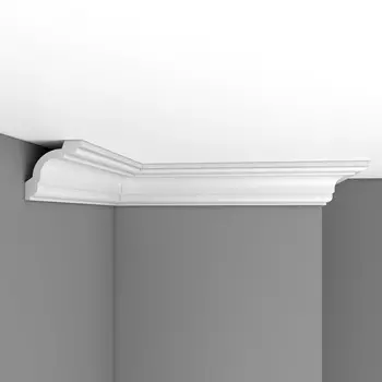 Плинтус потолочный гладкий DECOMASTER 96630 (75*75*2400мм)