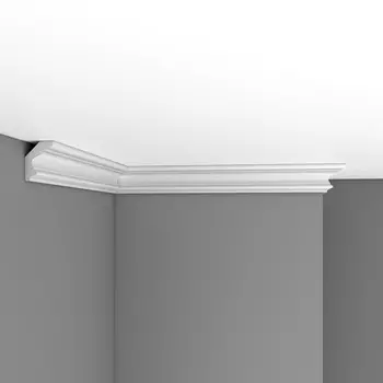 Плинтус потолочный гладкий DECOMASTER 96686 (50*38*2400мм)