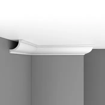 Плинтус потолочный гладкий DECOMASTER 96689 (105*105*2400мм)