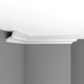 Плинтус потолочный гладкий DECOMASTER 96801 (65*65*2400мм)