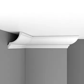 Плинтус потолочный гладкий DECOMASTER 96900 (165*150*2400мм)