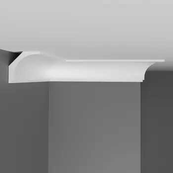 Плинтус потолочный гладкий DECOMASTER D109ДМ (43*43*2000мм)